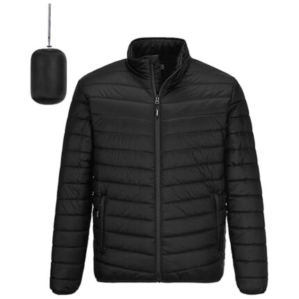 Men's Lightweight Packable Puffer Winter Jacket