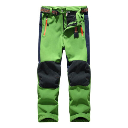 Kids Boys Girls Youth Waterproof Hiking Ski Snow Pants Elastic Waist Warm Insulated Pants