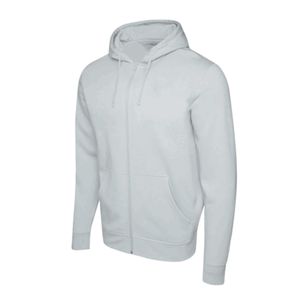 Plush zip-up hoodie featuring a lined hood and ultra-soft and warm material