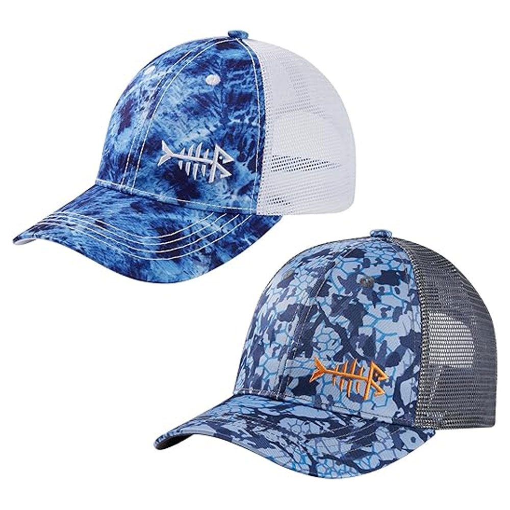 01-12.jpg 2 Pack Altimate Fishing Hunting Hat Mesh Back for Men Women - Image 1
