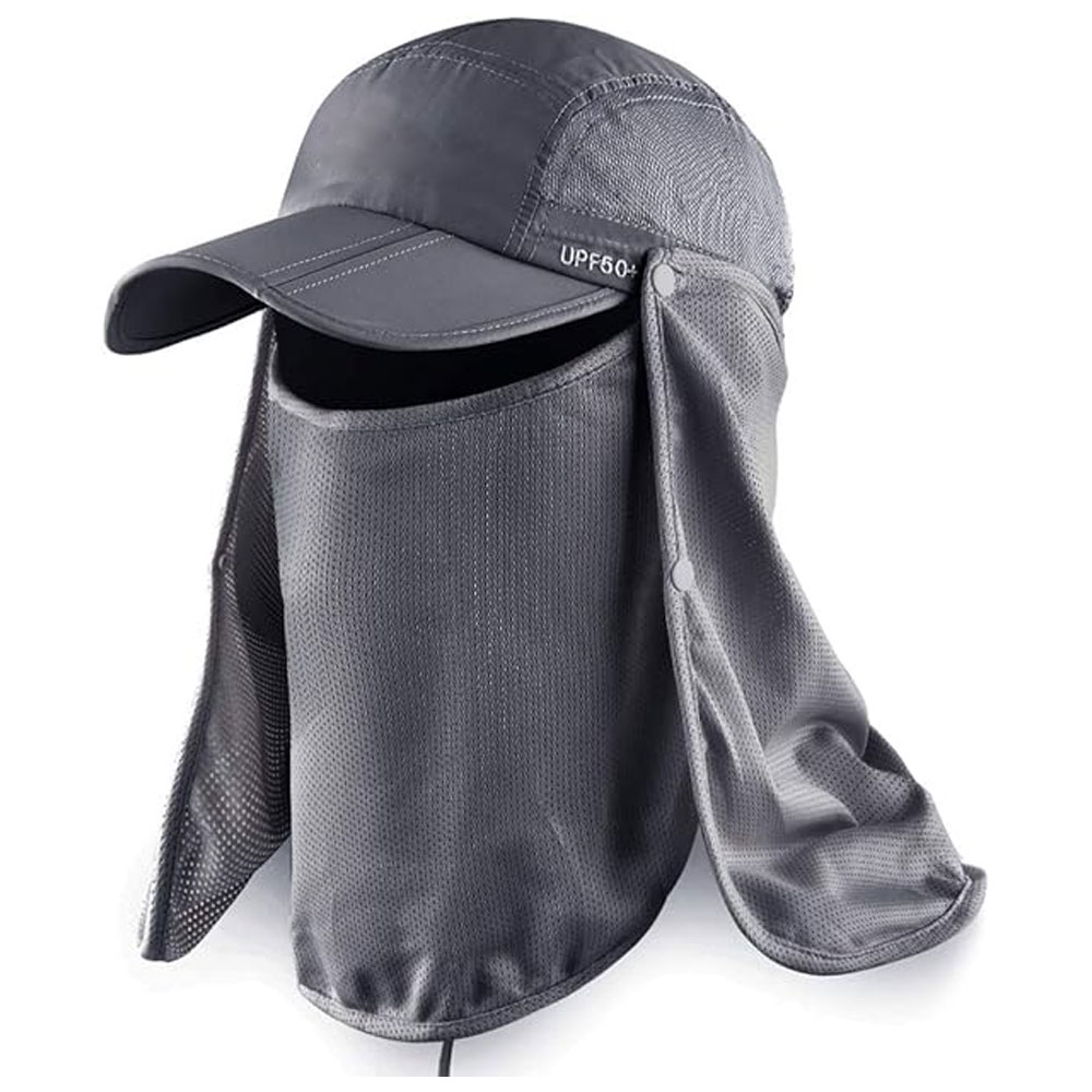01-2-1.jpg Outdoor Sun Hat for Men Women UPF 50+ Fishing UV Hat - Image 1