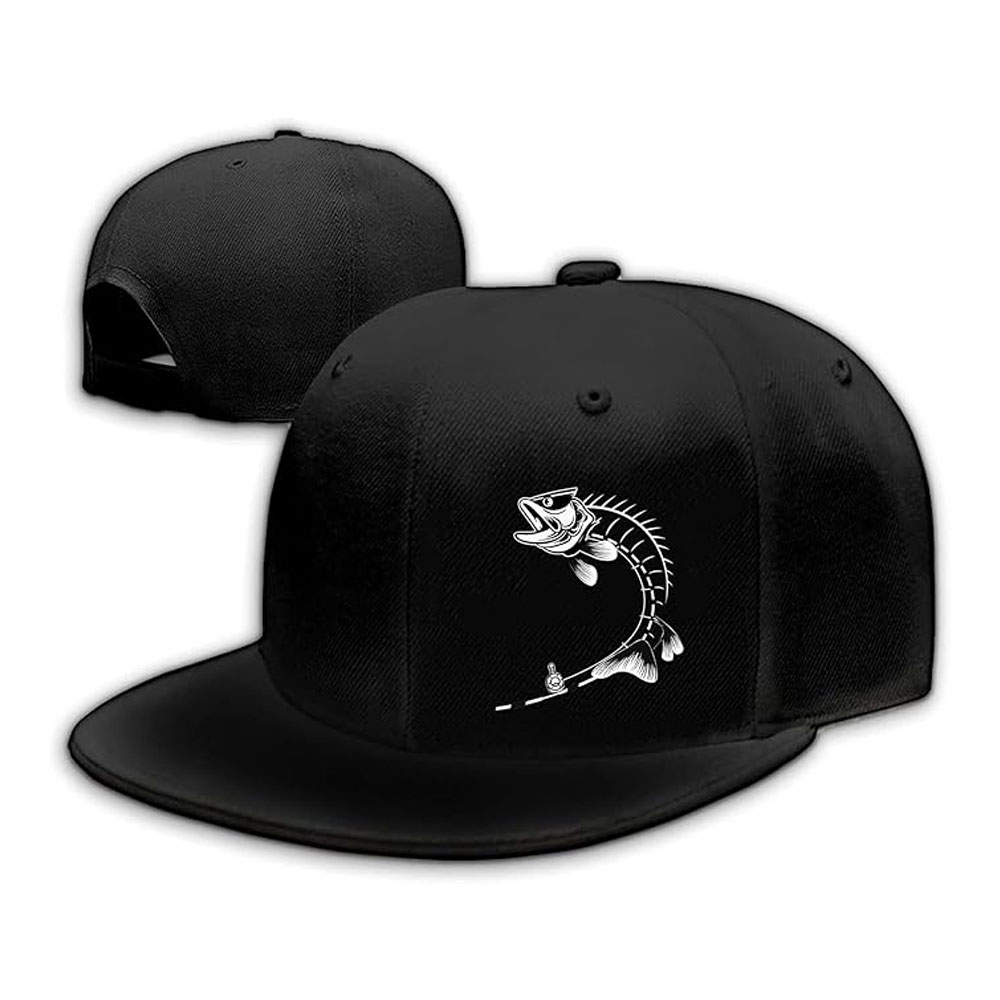 02-11.jpg Snapback Hats for Men Flat Bill Brim Hats for Women Fitted Hat - Image 1