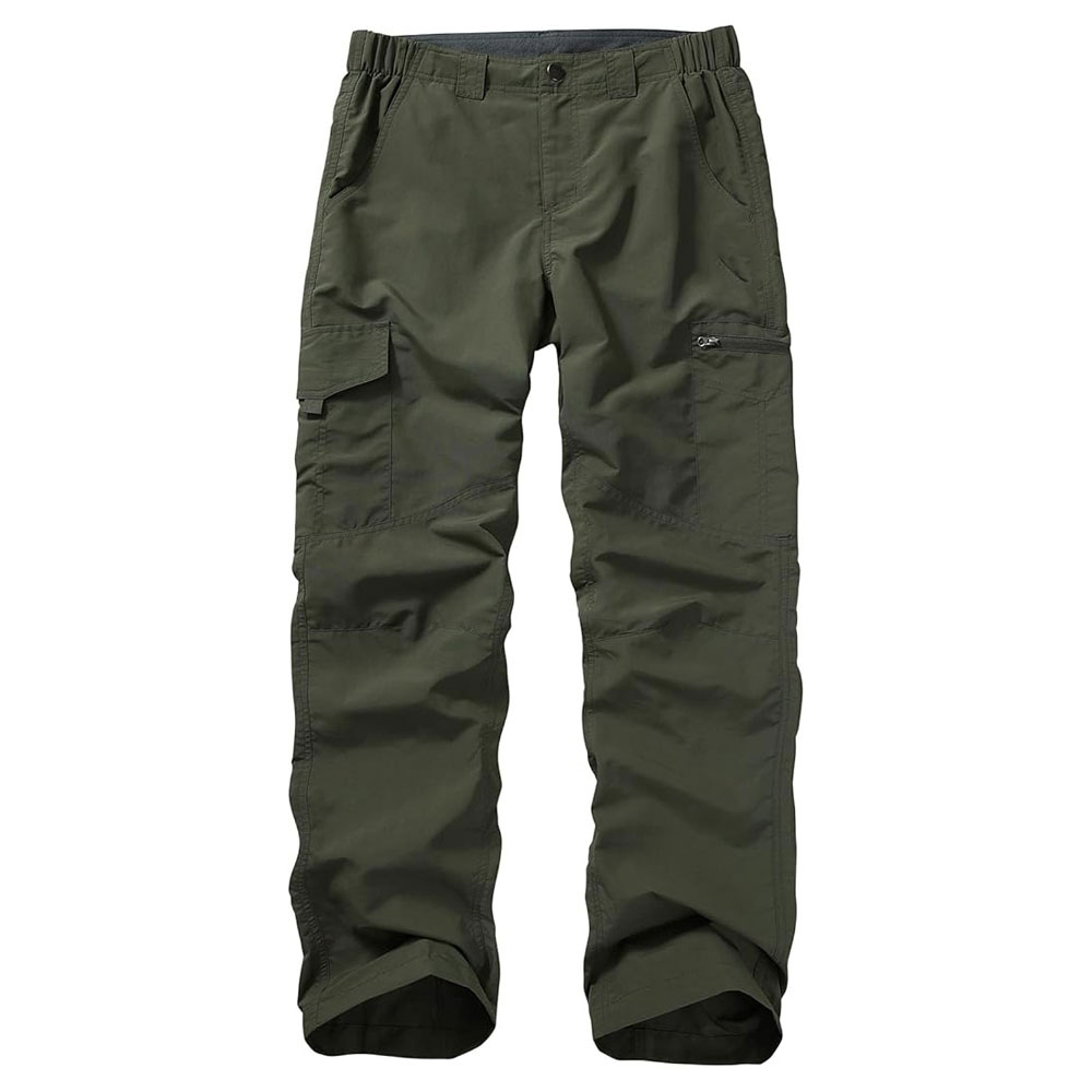 02-5 Mens Hiking Pants Quick Dry UPF 50 Travel Fishing Safari Cargo Pants - Image 1