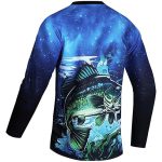 Mens Fishing Shirt Long Sleeve, Fishing Jerseys Fish Tshirts - Breathable, Cooling, Light-Weight - Image 2