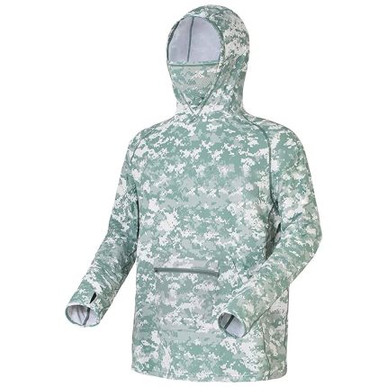 UPF 50+ Fishing Hoodie, Sun Hooded Shirt, Sun Protection