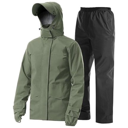 Rain Suit Waterproof Jacket with Pants
