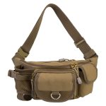 ishing Tackle Bag with Adjustable Waist Strap, Portable Multi-function Fanny Fishing Storage Pack