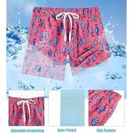 Swim Trunks with Compression Liner Swim Shorts Kids Quick Dry Bathing Suit Boxer Brief Swimwear - Image 2