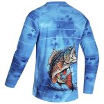 Mens Fishing Shirt Long Sleeve, Fishing Jerseys Fish Tshirts - Image 2
