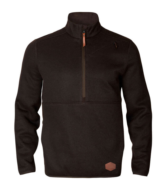 metso-jersey-con-cremallera-cuello-alto-marron-harkila-turopadecaza-2.jpg Hunting Sweeters - Image 1